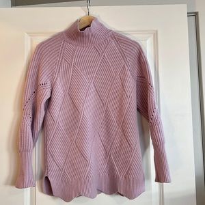 Rebecca Taylor Cable Knit Turtleneck Sweater Size XS